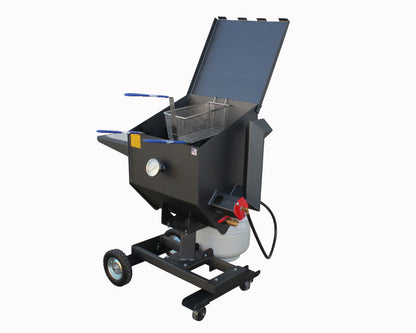 Cajun Fryer-8 1/2 Gallon 3 Basket Fryer