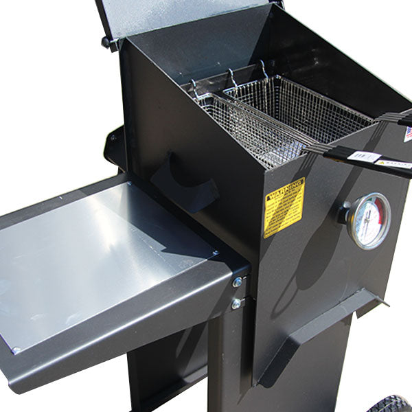 Cajun Fryer-4 Gallon 2 Basket Fryer – With Stand